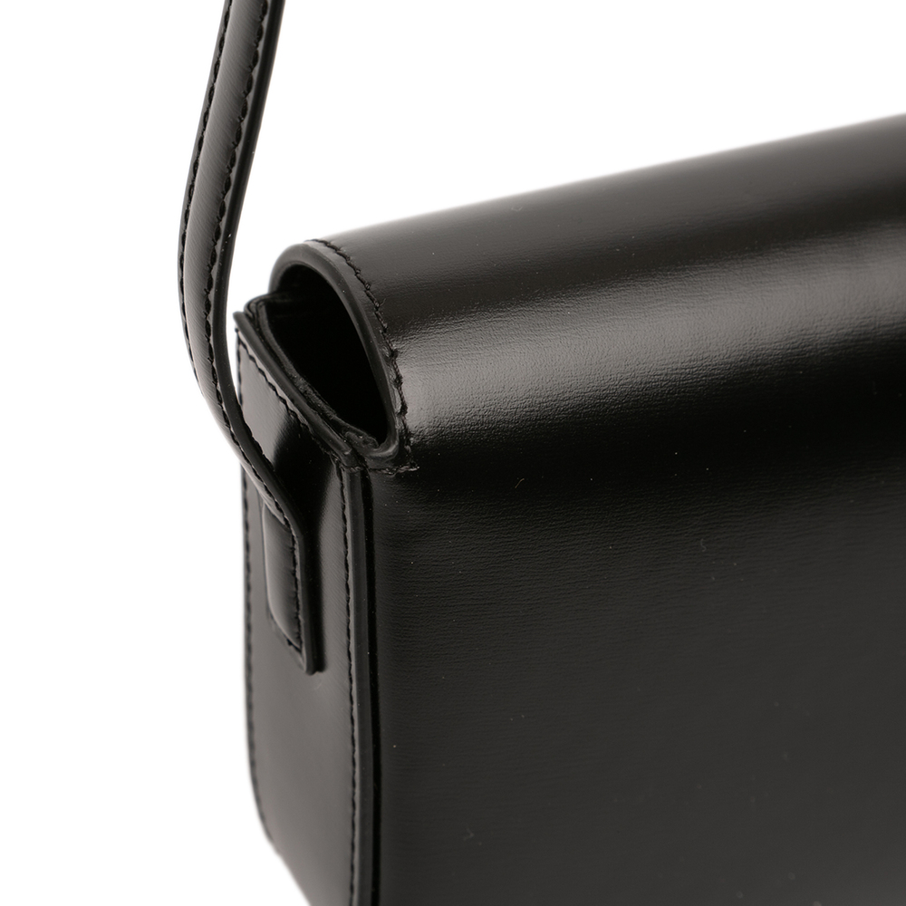 Pre-Loved Celine Shiny Calfskin Triomphe Claude Shoulder Bag - Picture 7 of 11